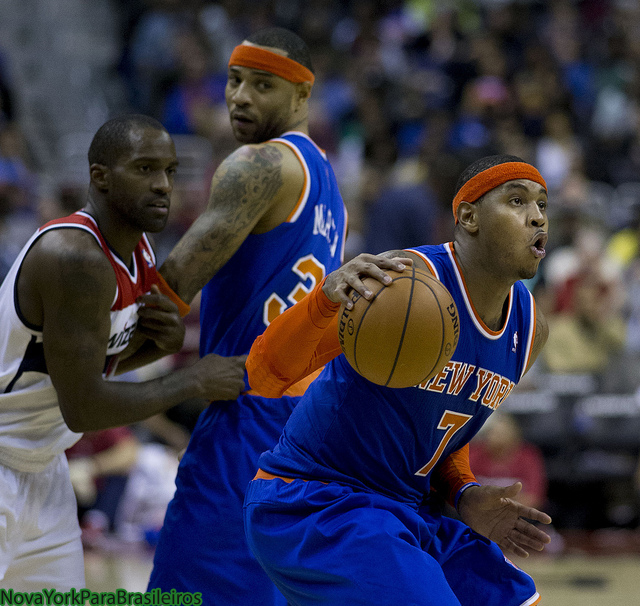 🏀 Como é um JOGO DE BASQUETE DA NBA dos Knicks em Nova York 